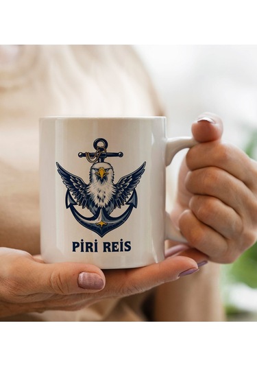 Bk Gift Kişiye Özel Tekne Marin Ve Denizcilik Tasarımlı Beyaz Kupa-1, Arkadaşa Hediye Kobitmeyencom33384 Bk Gift