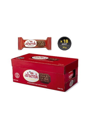 Eti Ahenk Gurme Sütlü Gofret 18 x 50 G