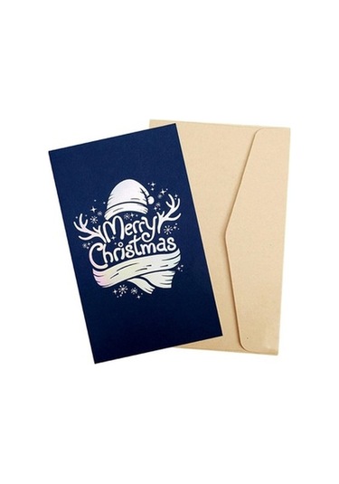 Lijinxu Koca Anne Stil C Mutlu Yılbaşı Kart Kağıdı Kış Tatili Tebrik Kartı Hediye