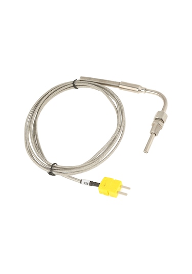 Yaozixa K Tipi Açık Uçlı Eğik Bıçaklı Termokuple - Hızlı Tepki, 0-1250 C Ölçüm Aralığı, 2m Kablo, Paslanmaz Çelik Prob 5mm Çap