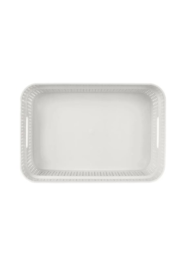 Keeplex Ajur 3 Litre Plastik Saklama Sepeti 152154531 Beyaz