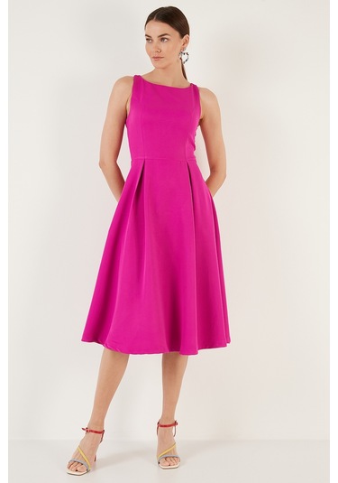 Lela Bayan Elbise 6051963 Fuşya