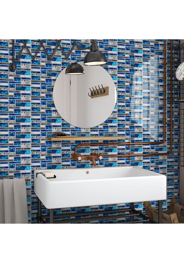 20x10 Cm Modern Su Geçirmez 3d Kiremit Çıkartmalar Vinil Kendinden Yapışkanlı Ev Duvar Dekoru Kabuğu Ve Duvar Sticker Dğ. 56882278 Diğer