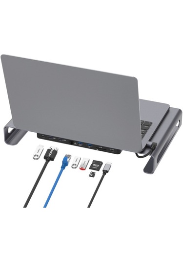 Onten 9In1 Macbook Notebook Type-C Notebook Stand Dock