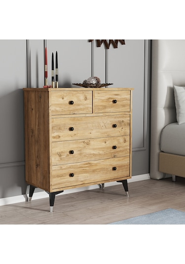 Moxen Mobilya S13 Çam Şifonyer