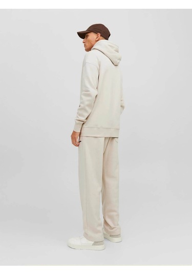 Jack & Jones Jorvesterbro Zıp Hood Noos Krem Erkek Sweatshirt 12241691 Krem