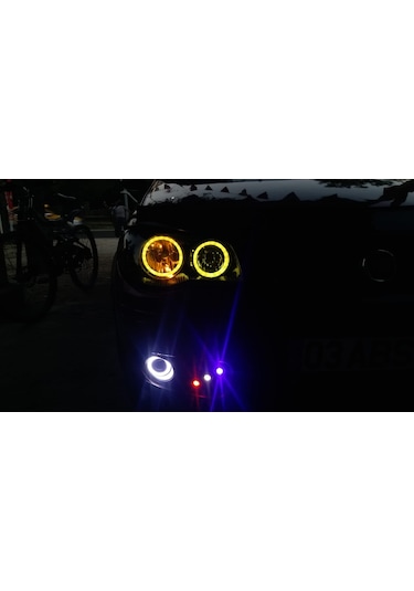 Universal Yuvarlak Angel Rgb 2'li Set 88 MM