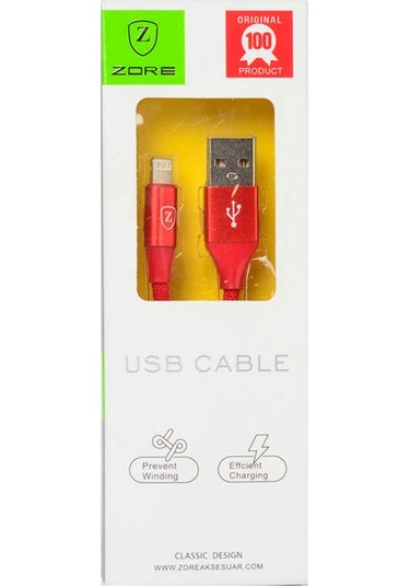 Metal Uçlu Lightning Usb Kablo