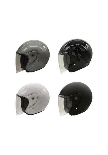 Gogo Yazlık Kask Mat Siyah