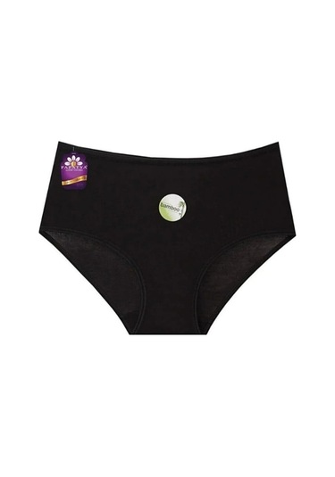 Papatya 2572 Kadın Yüksek Bel Bambu Külot 6 Adet 001