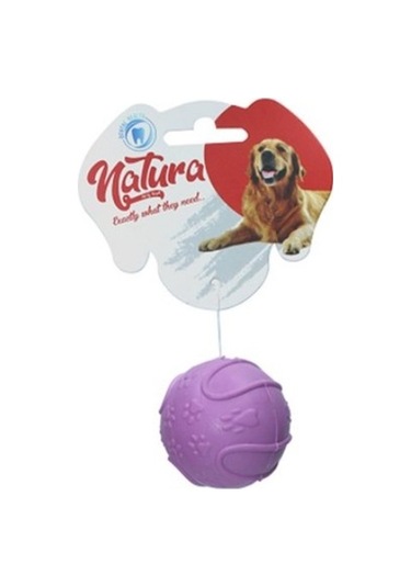 Natura Plastik Sert Top Köpek Oyuncağı 5 CM