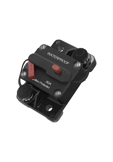 Fastbuy 30a-300a Dc Devre Kesici Sigorta Sıfırlama, 12-48v, Araba Ve Tekne İçin Otomatik Su Geçirmez 40