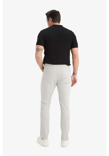 Defacto Slim Fit Dar Kesim Dar Paça Dokulu Pantolon E7959ax25augr184 Gri Defacto Slim Fit Dar Kesim Dar Paça Dokulu Pantolon E7959ax25augr184 Gri