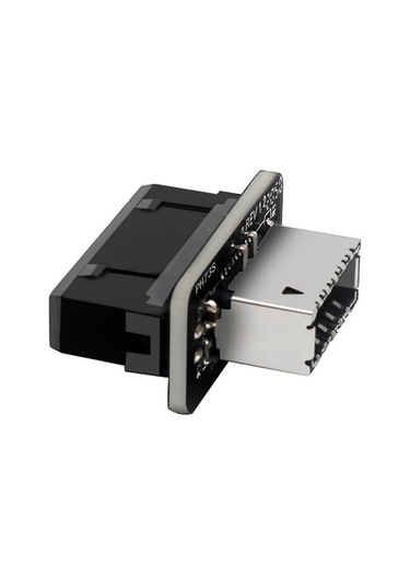 Yüksek Kaliteli Usb Ön Panel Adaptörü - Tip E Dişi - Usb 3.0 19 Pın Erkek Adaptör Dahili Dikey Başlık Ayırıcı