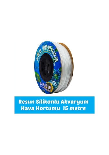 Silikonlu Akvaryum Hava Hortumu 15 Metre
