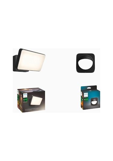 Philips Hue Akıllı Dış Mekan Hareket Sensörü 15w Floodlight Set Akıllı Sensörler & Alarmlar Sensör Set