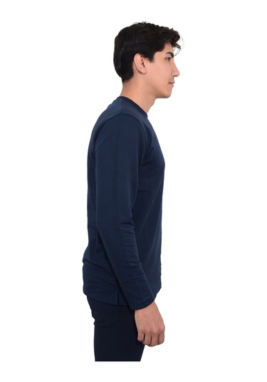 Erkek İki İplik Sıfır Yaka Sweat Çok Renkli