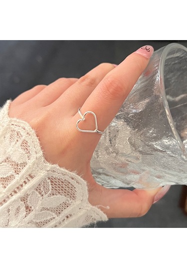 Kadınlar İçin Özel Olarak Tasarlanmış Benzersiz Düz Bantlı Yüzük No.63 Çok Renkli