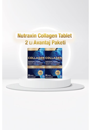 Nutraxin Collagen Hidrolize Kolajen 30 Tablet 2 Adet