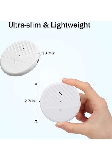 Youtek Ev Otel Giriş Koruması Titreşim Algılayıcı, 125 Db Yüksek Sesli Alarm, İnce Tasarım, Siyah 1 Adet