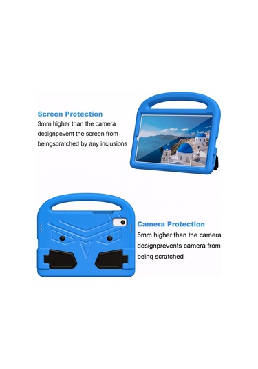 Butu Lenovo Uyumlu Tab M9 Sparrow Stil Eva Kılıf Taşınabilir Saplı Katlanabilir Kickstand Tablet Koruyucu Kılıf