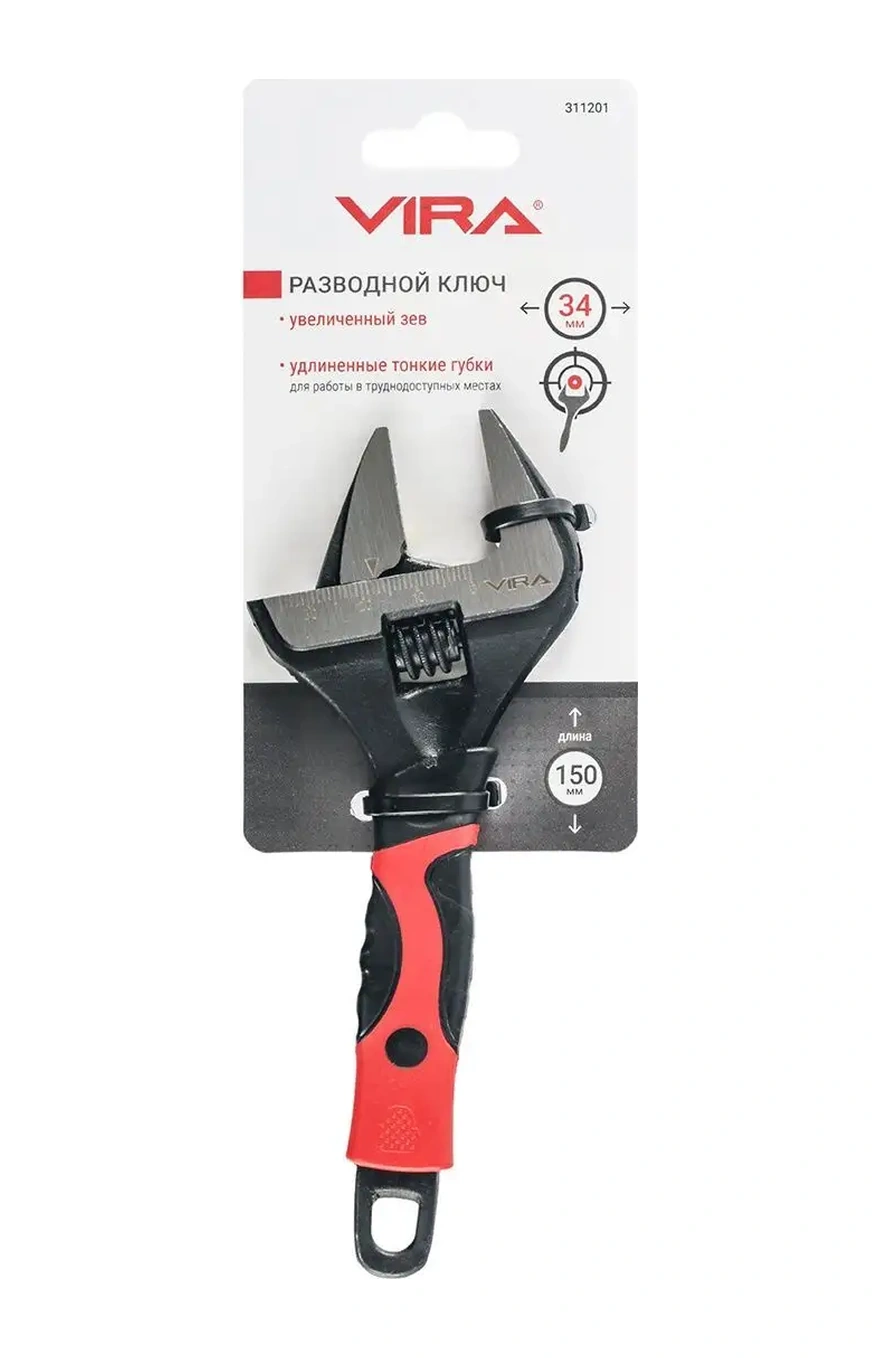 Vıra İnce Çenelü Ayarlanabilir Anahtar 150 Mm 161189179