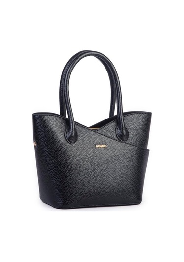 Nas 1465 Kadın El Ve Omuz Çantası Siyah Siyah
