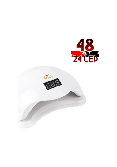 Cloody 48 Watt 24 Led Uv Led Kalıcı Oje Protez Tırnak Kurutucu Lamba Beyaz
