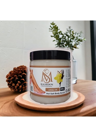 Ms Kalsedon Professoinal Vanilya Aromalı Vücut Peeling 800 G