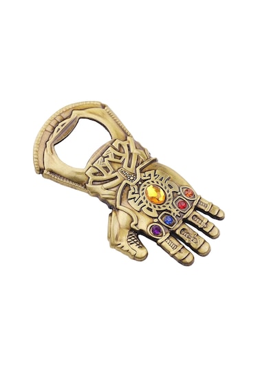 Schulzz Metal Marvel Thanos Şişe Kapak Açacağı Altın