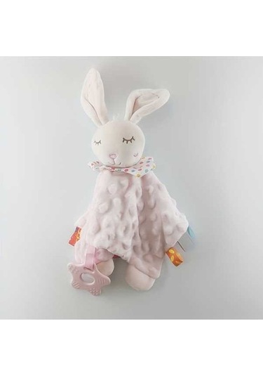 Flybuy Tükürük Tavşan Pembe Havlu Bebek Havlusu Lf