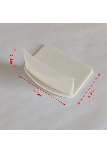 Novahub 10'lu Şapka Askısı Seti - Duvarlı, 3m Yapışkanlı, Beyaz, Matkap Gerektirmez Beyaz