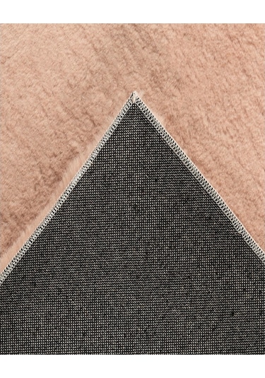 Jassrug Fuzzy Kürk Halı 80 x 150 Pudra