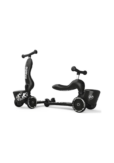 Scoot And Ride Highwaykick 1 Lifestyle Scooter - Zebra 210621-96606 Siyah
