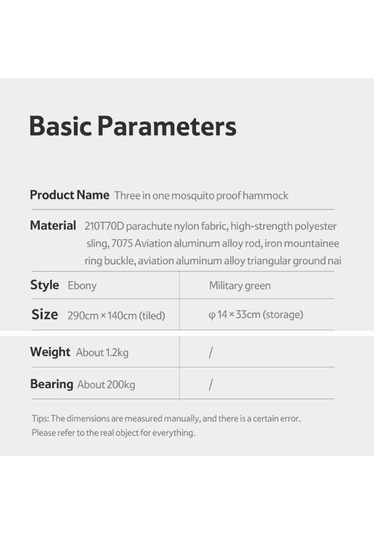 Naturehike Dc-c06 Flyingboat-02 3ın1 Cibinlikli Sivrisinek Önleyici Hamak Army Green Çok Renkli