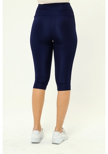 Kapri Tayt Toparlayıcı Yüksel Bel Lacivert Renk Lacivert