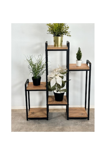 Saksı Standı Çiçeklik Raf Bitki Rafı 2146