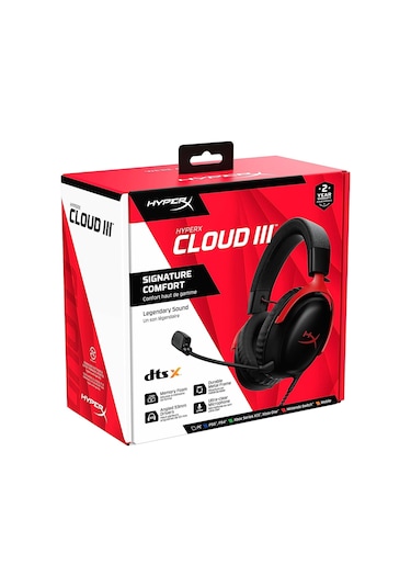 HyperX Cloud III 727A9AA Kablolu Kulak Üstü Oyuncu Kulaklığı