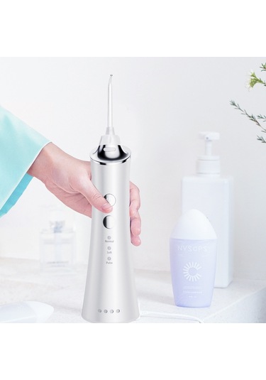 Elektrikli Diş Yumruk Diş Ölçekleyici Su Ipi Ev Taşınabilir Ağız Temizleme Makinesi Pembe