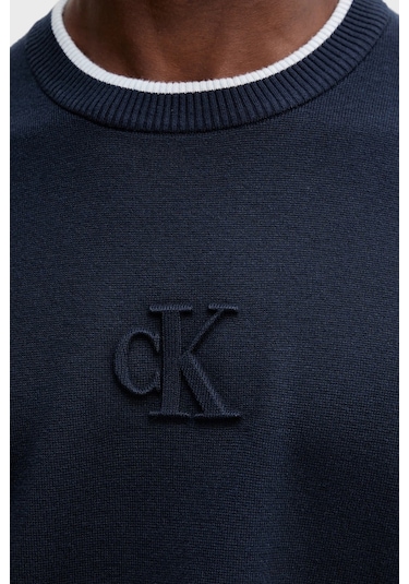 Calvin Klein Erkek Kazak Lv04rd300g Cef Lacivert Lacivert