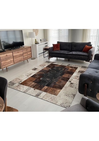 Deri Love Özel Tasarım Doğal Deri Halı (517148354)