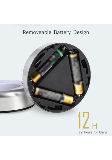 Neevoyu 6 Led Dokunmatik/ Basma Tipi Işık Regülasyonlu Gece Lambası 2800k-3200k Islak Işık - Pil Yok - Ev/ Dormitorio/ Dolap Kullanıma Uygun Sıcak Beyaz