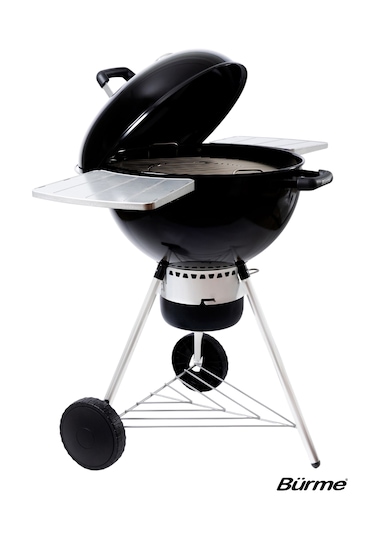 Partner 55.05 Black Masalı Profesyonel Kömürlü Barbekü Siyah