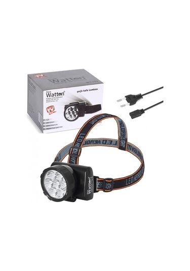 Watton 7 Ledli Şarjlı Kafa Lambası Wt-701 Çok Renkli