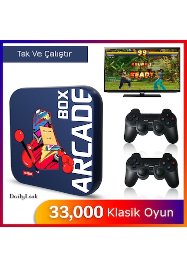 Arcade PS1/PSP/N64 Retro Arcade Box Video Oyun Konsolu