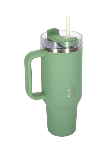 Sip Voyage Mint Yeşil Paslanmaz Çelik Pipetli Termos Bardak 900ml Mint Yeşil