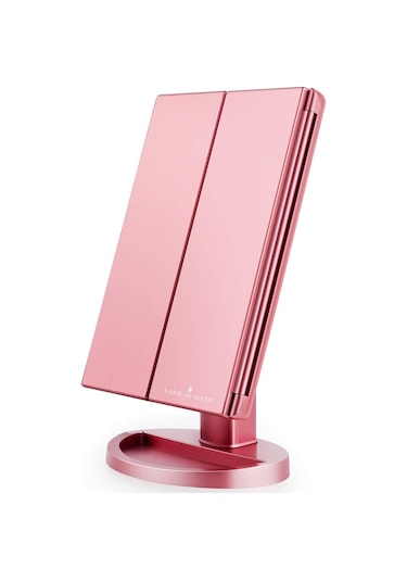 Land Of Myth Hd Zoom 24 Şerit Led Işıklı Makyaj Aynası Gold