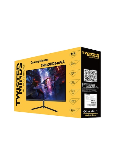 Twisted Minds TM32QHD240VA 32" 0.5 MS 240 Hz 2K QHD VA LED Monitör