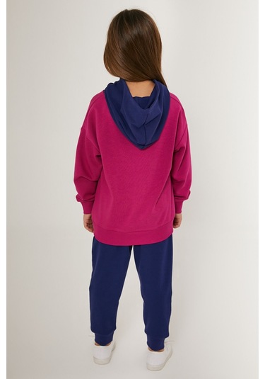 Rolypoly Super Girl Koyu Pembe Kız Çocuk Eşofman Takımı Mint