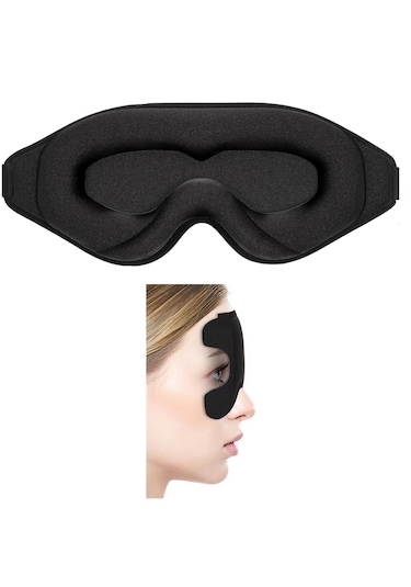 Terapise 3d Uyku Göz Bandı Siyah